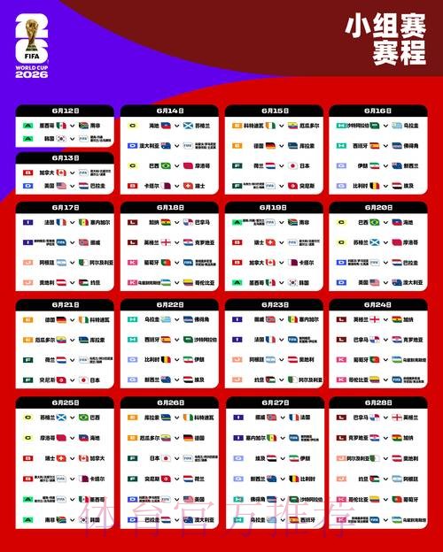 2026世界杯赛程完整版观看指南官网入口